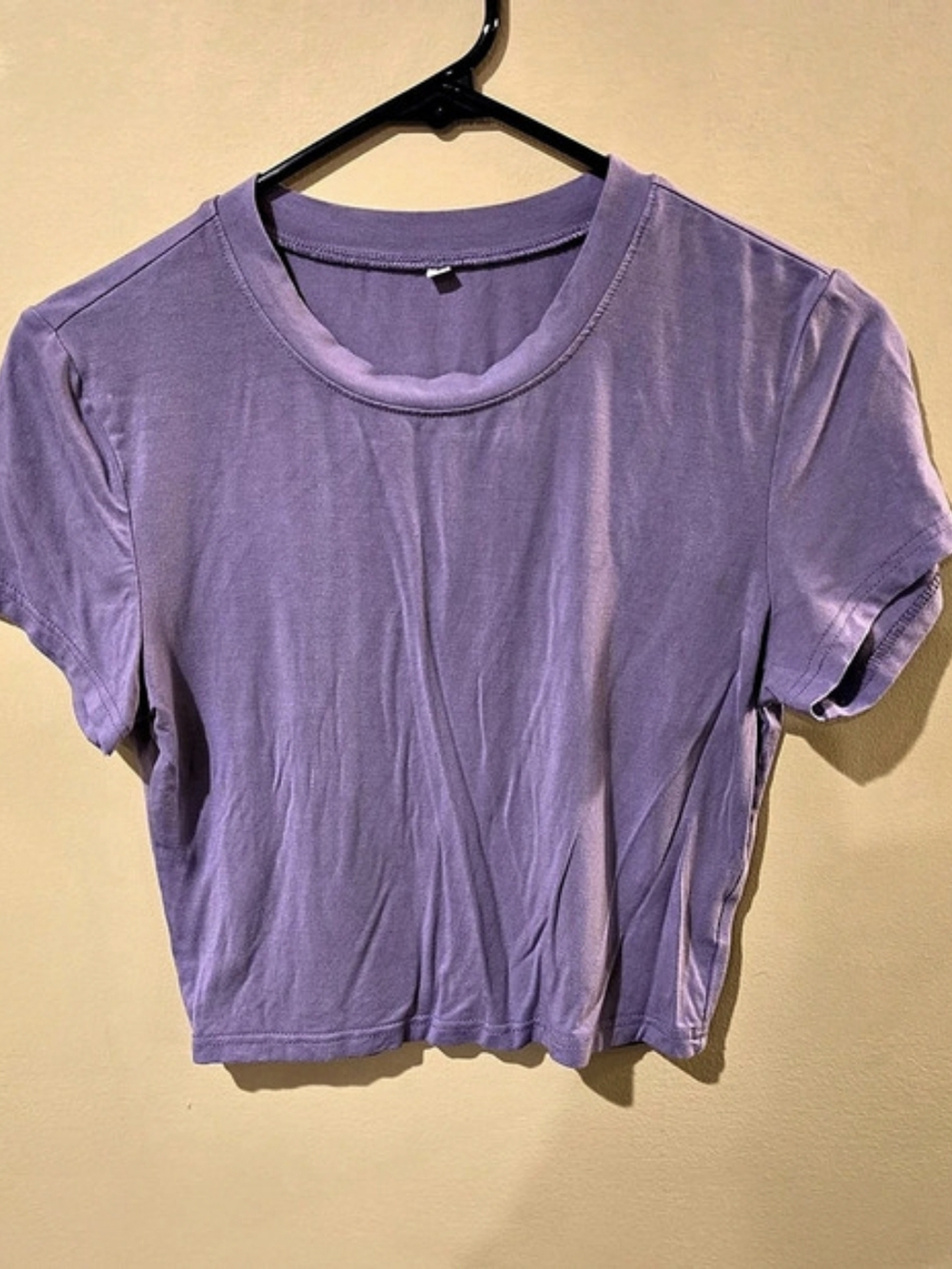 SHEIN Short Sleeve Tee in Purple Size Small